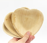 Palm Leaf Heart Plates (3 pack)